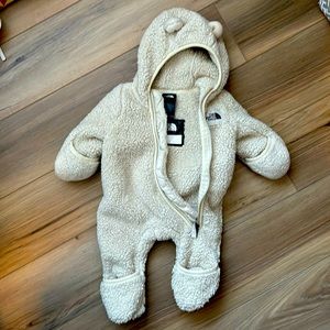 The North Face baby bear one piece